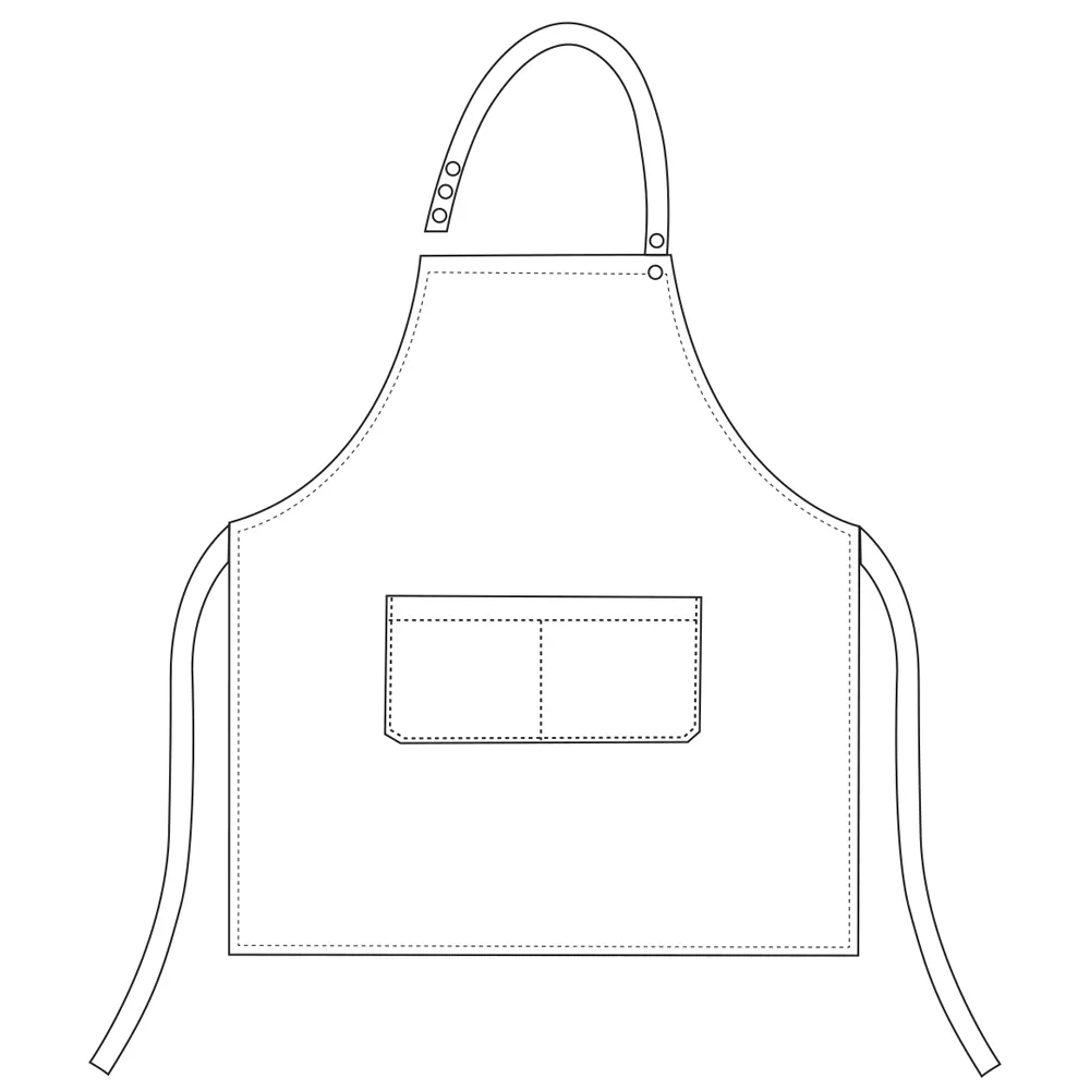 Egochef Shot Bip Apron tablier cuisine bavette