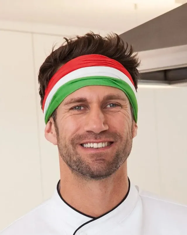 Unichef Cuisine Italienne multi-bandana polyester drapeau