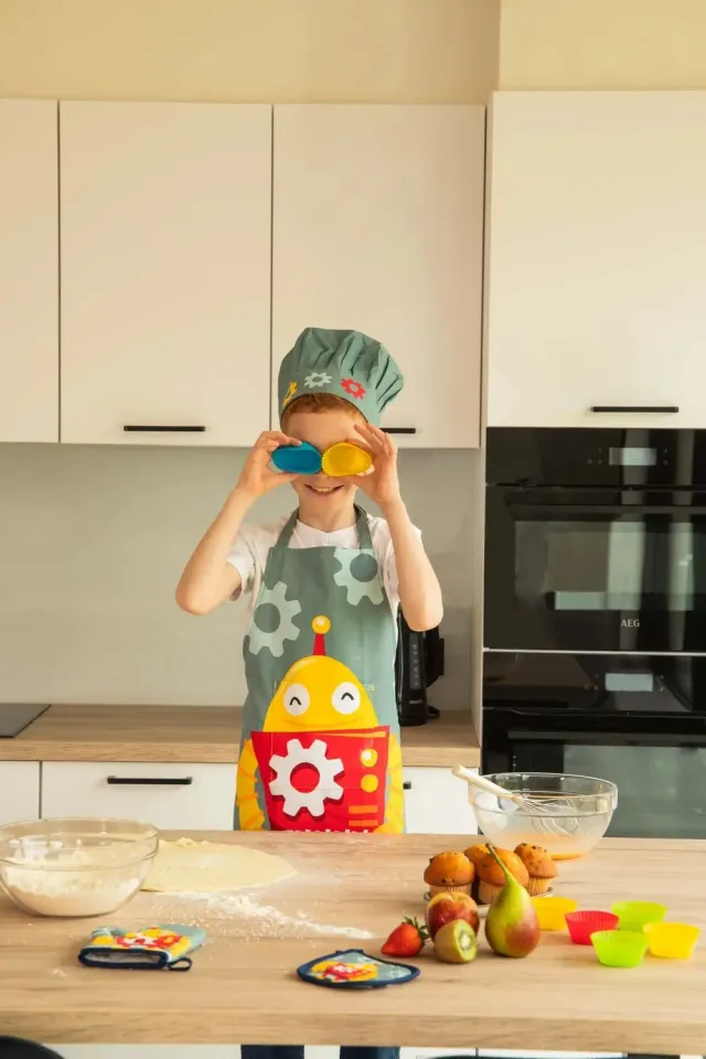 Unichef Robot set cuisine enfant 4 pièces gris