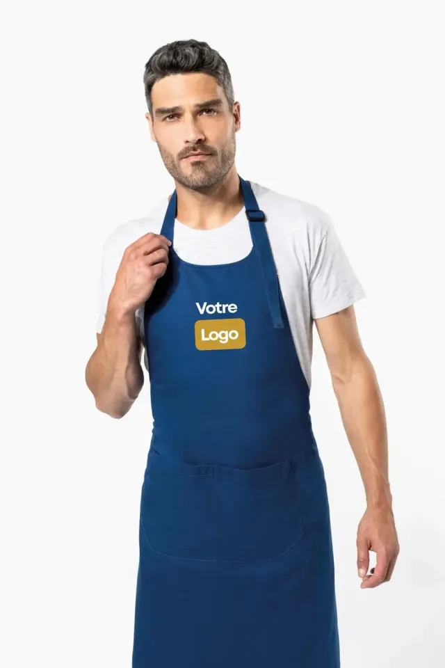 Unichef L'indispensable tablier bavette coton bio 90x76 cm
