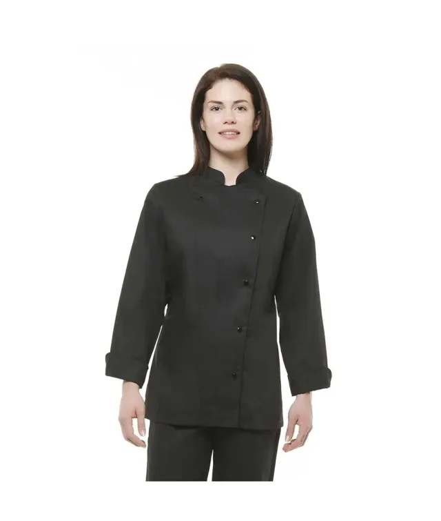 Monsieur Veste Meringue ML veste cuisine noire T1/S